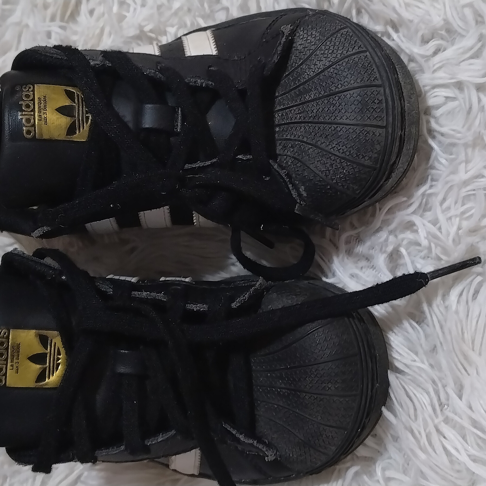 Adidas Kids Black Shoes